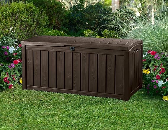 Baúles de Resina, marca Keter, color marrón